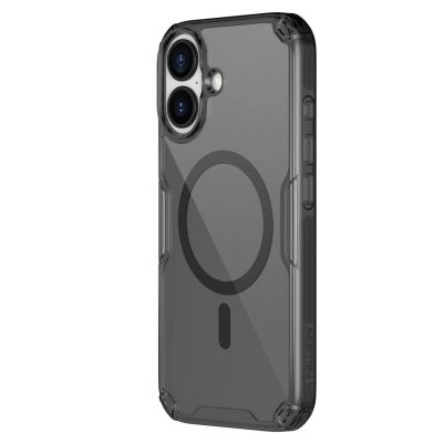 3. Nillkin Nature TPU Pro Magnethülle kompatibel mit MagSafe für iPhone 17 - Translucent Black