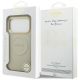 8. Guess Peony Hot Stamp MagSafe Case für iPhone 17 Pro - Beige