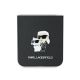 5. Karl Lagerfeld Saffiano Metal Pin Hülle für Samsung Galaxy Z Flip 6 – Schwarz