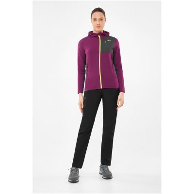 VIKING Tacoma Hoodie für Damen, lila, Kapuzenpullover mit Reißverschluss, Größe XL