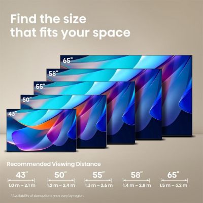 14. Hisense 55A6S 139,7 cm (55") 4K Ultra HD Smart TV Wi-Fi Schwarz