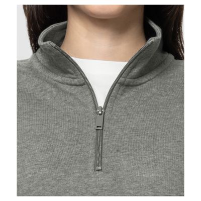 5. Summit Unisex-Sweatshirt (Dunkelgrau meliert)