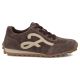 2. Damen-Lederschuhe, Wildleder-Sneaker, braun, Filippo DP7961