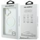 8. Karl Lagerfeld IML KL Script Logo MagSafe Hülle für iPhone 17 - Transparent