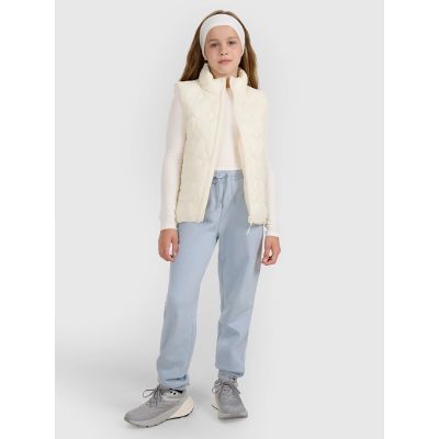 3. Mädchen-Daunenweste mit Synthetikfüllung 4F 4FJRAW25TVJAF323-11S