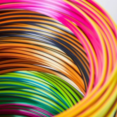 3. 3Doodler FLOW-TRIFILLS 3D-Druckmaterialien Polymilchsäure (PLA) Schwarz, Blau, Kupfer, Gold, Grün, Lila, Rot 260 g
