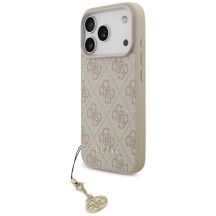 Guess 4G Charms Collection MagSafe Hülle für iPhone 17 Pro – Pink