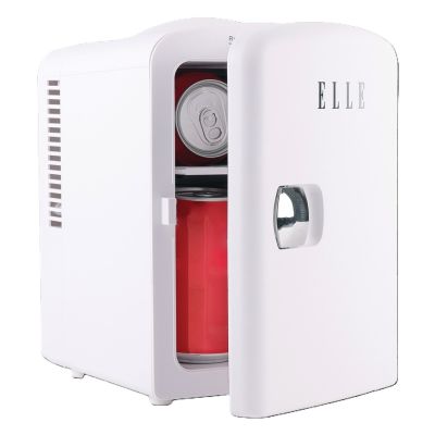 ELLE Home ESDAF101WHEU 4L weißer Minikühlschrank