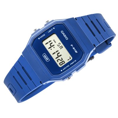 2. CASIO Unisex-Uhr F-91WB-2A1EF + Box