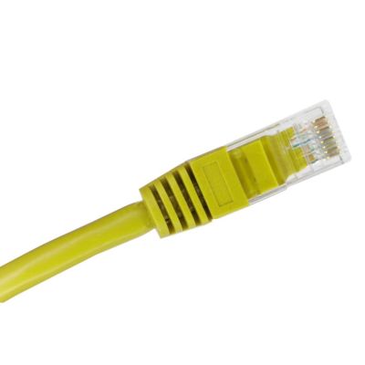 ALANTEC Patchkabel U/UTP Kat. 5e PVC 0,25 m gelb