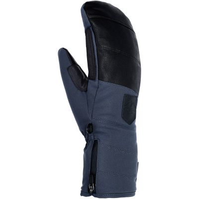3. Damen-Skihandschuhe VIKING Norvika Mitten Ski Lady, marineblau mit schwarzem Leder