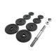 16. VIRTUFIT VERSTELLBARES PRO-HANTELSET - LANGHANTELSET - GUSSEISEN - 1 X 15 KG