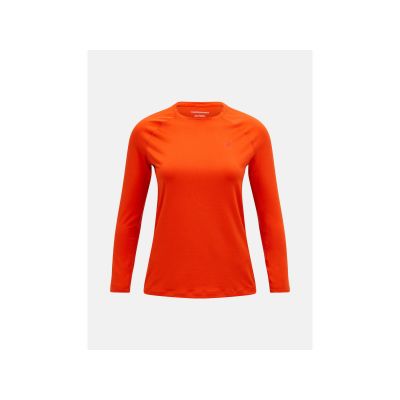 PEAK PERFORMANCE Spirit Crew Damen-Thermo-T-Shirt rot