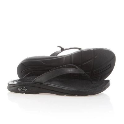 9. Chaco Locavore Schwarze Flip-Flops Wmn J102208