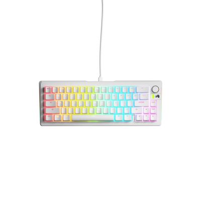 2. Glorious PC Gaming Race GMMK 3 Vorgefertigte USB-Tastatur QWERTY US-Englisch Weiß