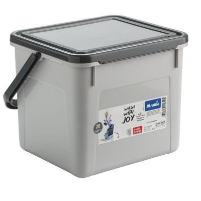 ROTHO Waschmittelbehälter 3 kg 4,5 l kühlgrau/anthrazit