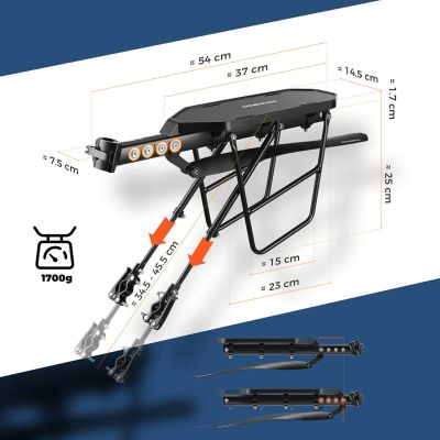 5. Rockbros RBHJ-1 Black Diamond Fahrradträger