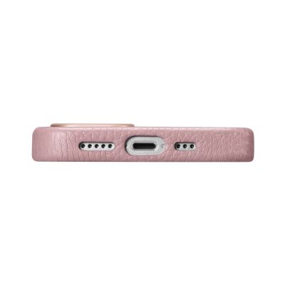 5. iCarer Litchi Premium Ledertasche iPhone 14 Plus magnetische Ledertasche mit MagSafe Pink (WMI14220711-PK)
