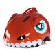 2. Wozinsky Kinderfahrradhelm mit Dinosaurier-Motiv, Größe S – Rot