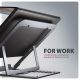 6. Axagon STND-LAG Laptop-Ständer, höhenverstellbar, faltbar, Aluminium Notebook- und Tablet-Ständer Grau 43,9 cm (17,3")