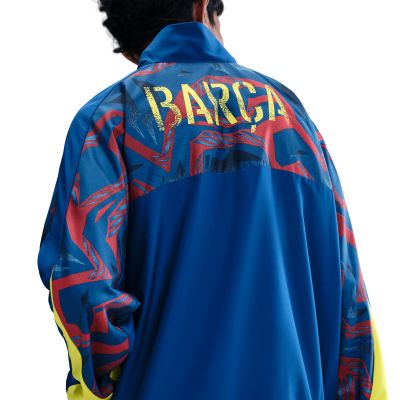2. Nike FC Barcelona Starting Woven Jacke GX FZ1281-431