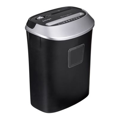 14. Activejet ASH-1201D Aktenvernichter, P-3, 25 l, 5x38 mm Schnipsel, 12 Blatt, schwarz und silber.
