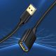 12. Ugreen USB-A (männlich) - USB-A (weiblich) Adapter Verlängerungskabel USB 3.0 5Gb/s 0,5m schwarz (US129)