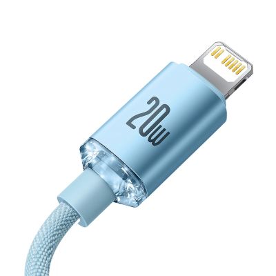11. Baseus CAJY001303 Lightning – USB-C PD-Kabel 20 W 480 Mbit/s 1,2 m – blau