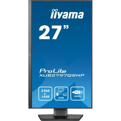3. iiyama ProLite XUB2797QSNP-B1 Monitor 27" 2560 x 1440 px Wide Quad HD LED Schwarz