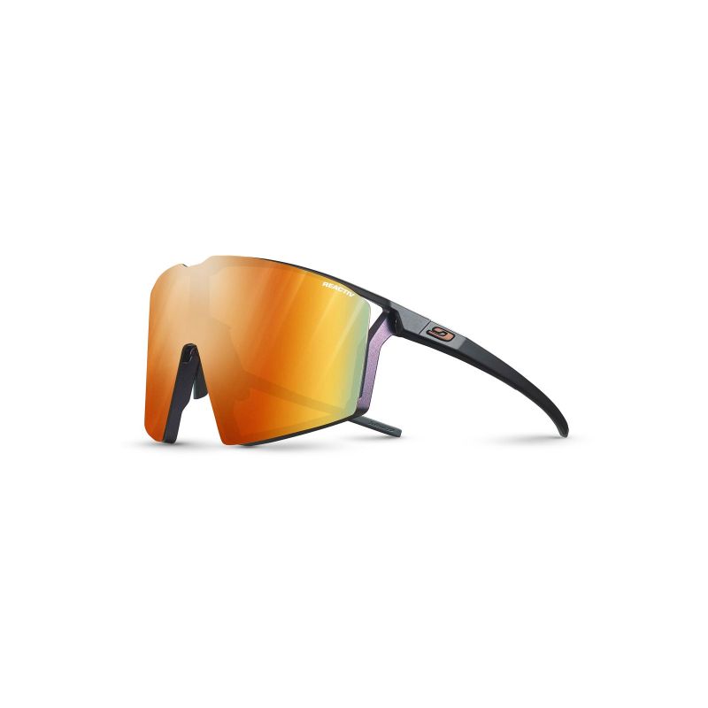Julbo Edge Sonnenbrille – Schwarz/Opal | Reactiv Performance 1-3 Laf