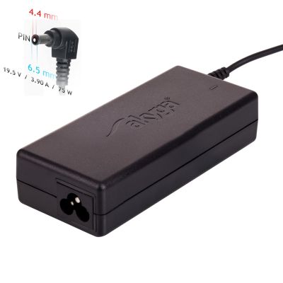 Akyga AK-ND-19 Netzteil für Sony Notebooks (19,5 V; 3,9 A; 75 W; 6,5 mm x 4,4 mm)