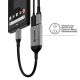 5. Alogic Adapter USB-C -> 2x USB-C St/2xBu 10cm Space Grau