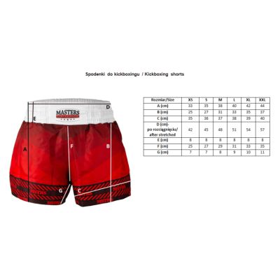 28. Masters Kickbox-Shorts Skb-W M 06654-02M