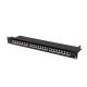 6. LANBERG Patchpanel 19" 24 Ports 1U CAT.7 FTP Schwarz PPS7-1024-B