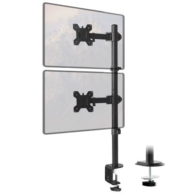 8. MACLEAN Monitorhalterung, max. VESA 100 x 100, 13–27", 9 kg, Doppelhalterung MC-967