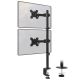 8. MACLEAN Monitorhalterung, max. VESA 100 x 100, 13–27", 9 kg, Doppelhalterung MC-967