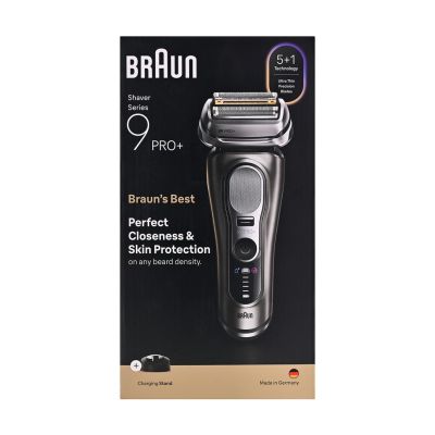 8. Braun Series 9 Pro+ 9615S Folienrasierer/Trimmer, Schwarz/Grau