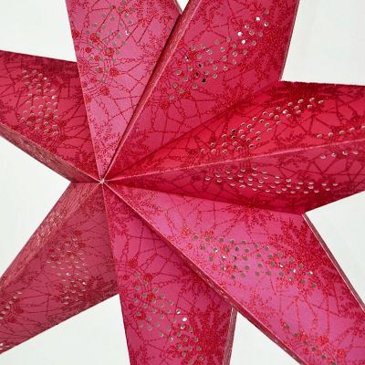 4. Dekorativer Papierstern, 75 cm, rot