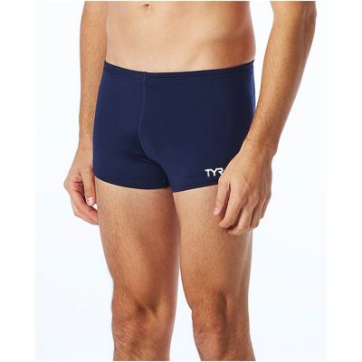 TYR Herren Durafast Elite Badeshorts mit quadratischem Bein, Größe 36