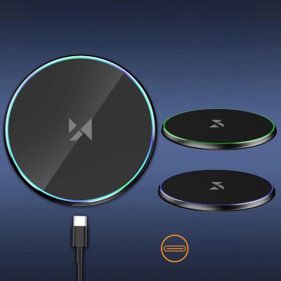 9. Wozinsky WLI-01Y 15W Qi Induktives Ladegerät mit USB-C Kabel - Schwarz