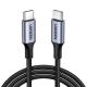 3. Ugreen US316 USB-C / USB-C-Kabel 480 Mbit/s 5 A 0,5 m – Grau