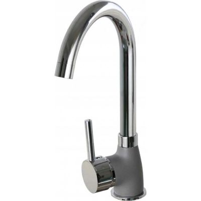 2. PYRAMIS BELLO DUO Wasserhahn, Granit, grauer Beton
