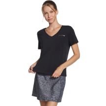 Skechers Signature V-Neck Tee TP167-BLK Schwarz L