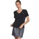 Skechers Signature V-Neck Tee TP167-BLK Schwarz L