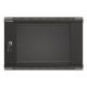 14. Wandmontierter Installationsschrank 19" 6U 540x350 schwarze Glastür LANBERG (Flat Pack)