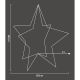 4. 3D-DEKORATIVER STEHENDER STERN 120 LED RGB 80CM
