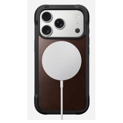 3. Nomad Robuste Lederhülle für 16 cm (6,3") Mobiltelefone, Braun