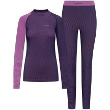 Damenunterwäsche VIKING Mounti Lady Set Merino violett XXL