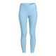 CASALL Damen-Leggings mit überlappendem, hohem Bund, Trainingsleggings, Blau