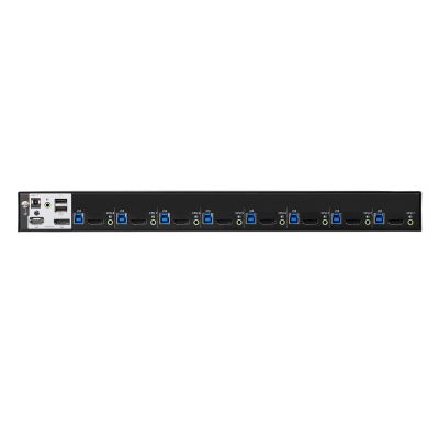 2. KVM-Switch mit 8 USB 3.0- und 4K DisplayPort-Anschlüssen